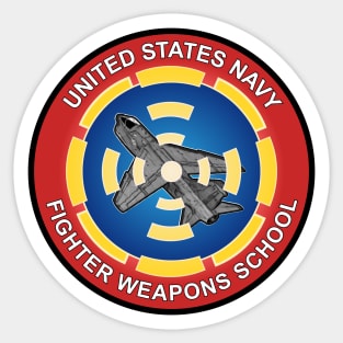 fighter weapons school Sticker